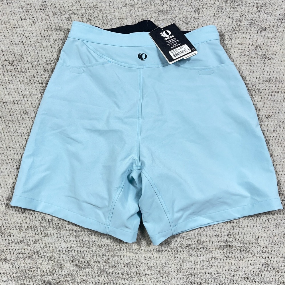 Pearl Izumi Bliss Cycling Shorts Womens Large Light Blue Padded Lined - Picture 3 of 15